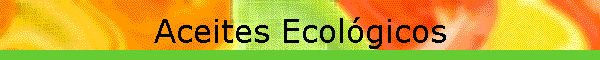 Aceites Ecol�gicos