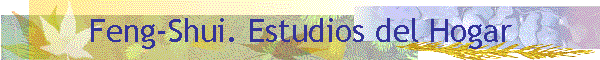 Feng-Shui. Estudios del Hogar