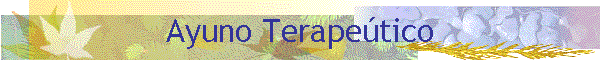 Ayuno Terapetico
